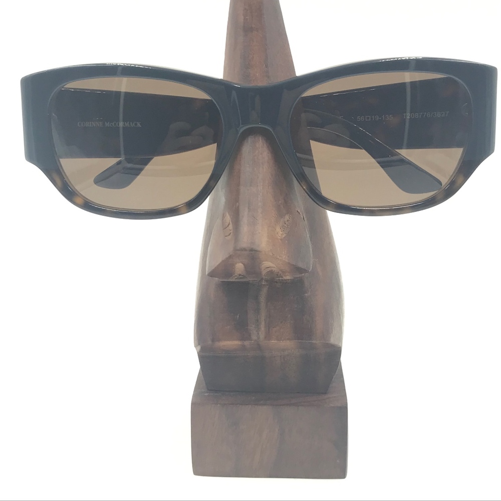 CORINNE MCCORMACK CHLOE NAVY TORTOISE SUNGLASSES